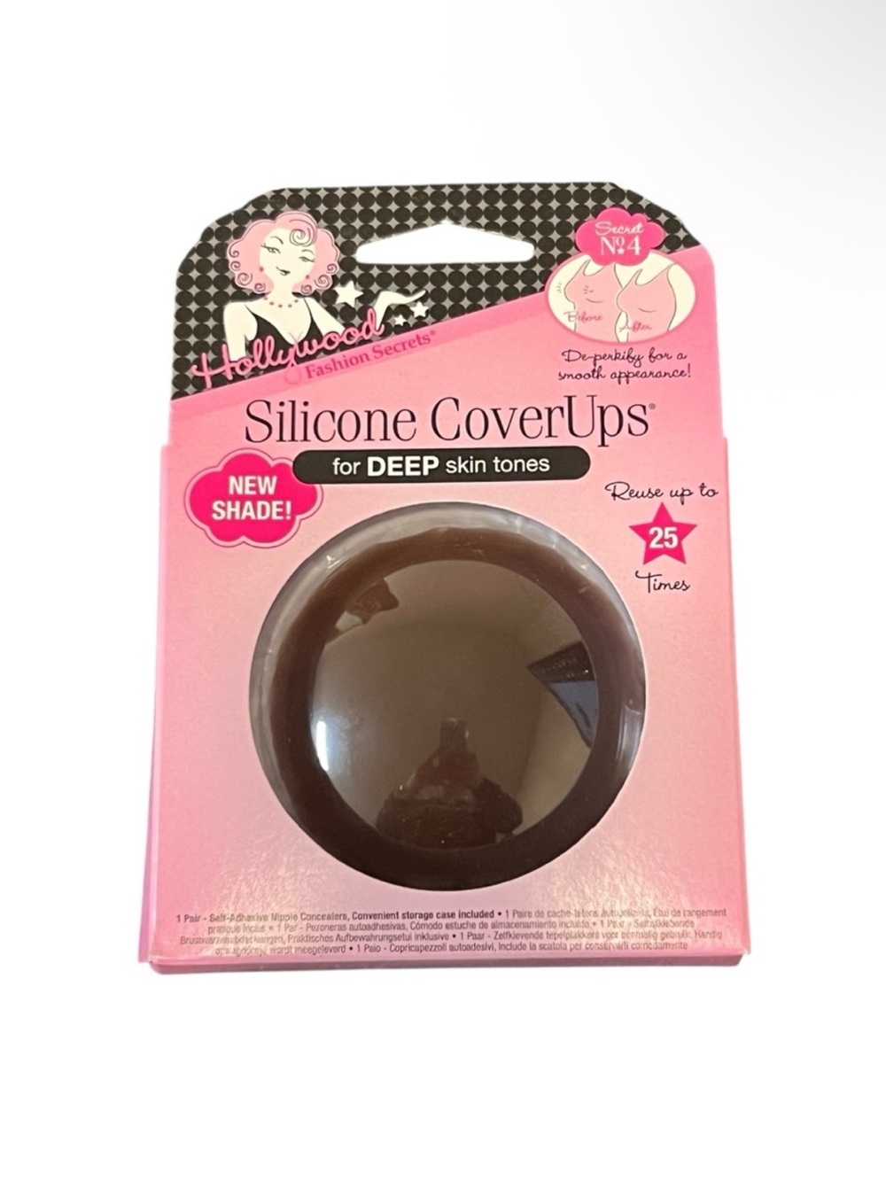 Hollywood Fashion Secrets Silicone CoverUps - Deep (No.4)